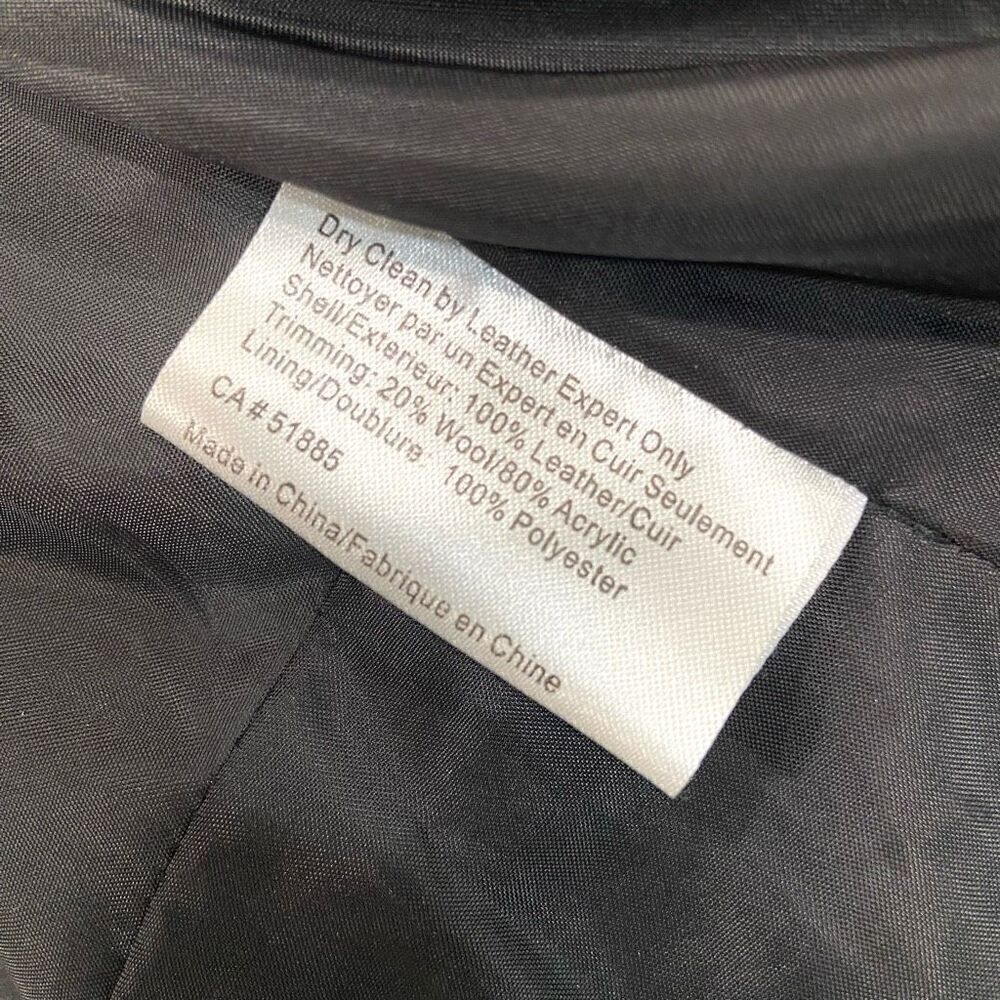 BOD & CHRISTENSEN Leather Waterfall Open Jacket - Picture 8 of 10